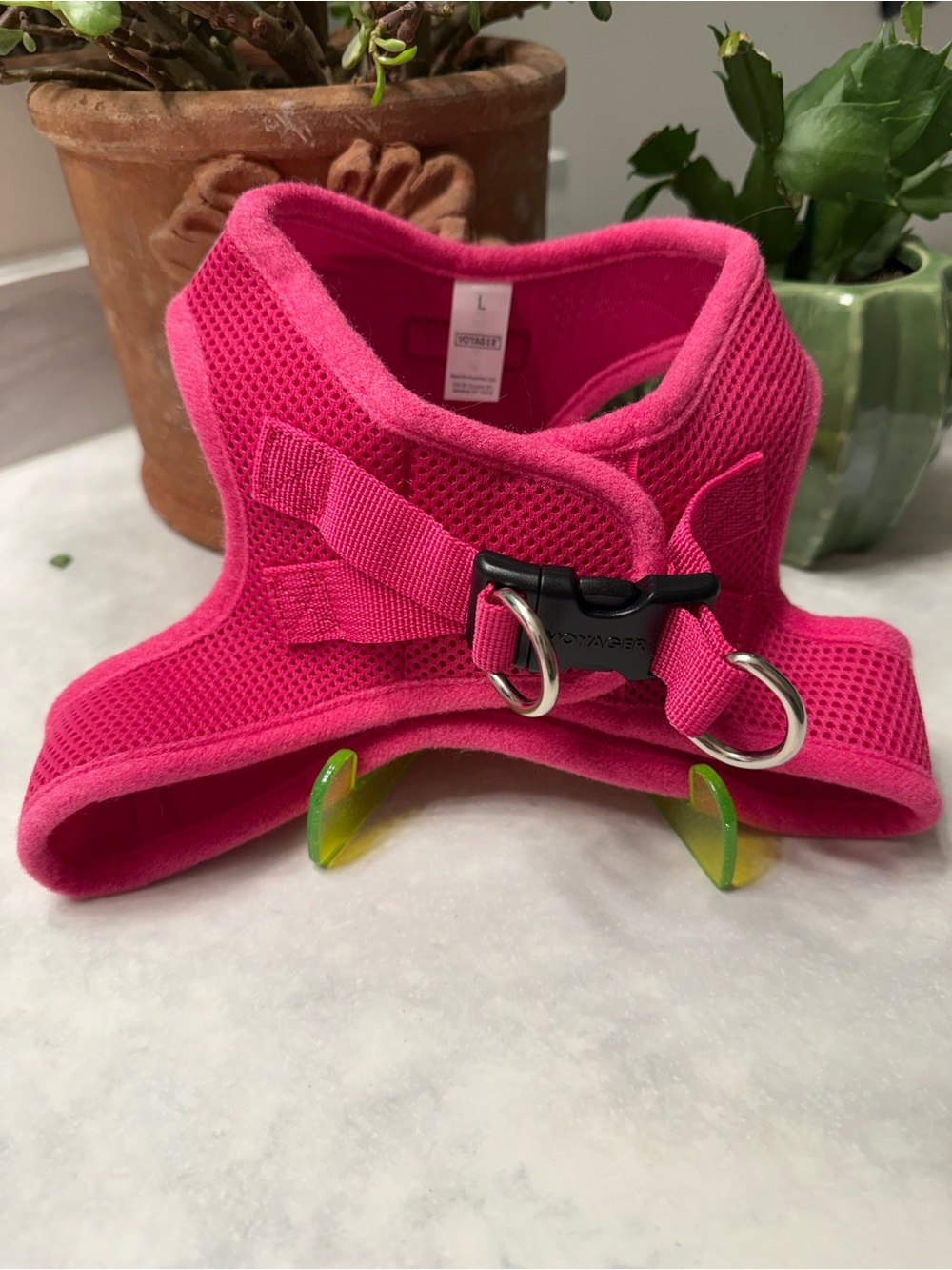ComfortMesh Pink Dog Harness - Brand: Voyager